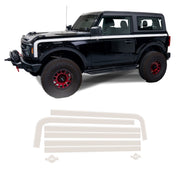 Boss Style Vinyl Side Stripe Kit Gloss White - IAG-BDY-F2081GWH