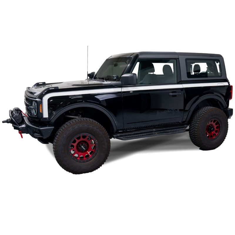 Boss Style Vinyl Side Stripe Kit Gloss White - IAG-BDY-F2081GWH image 2