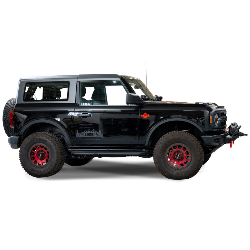 Boss Style Vinyl Side Stripe Kit Matte Black - IAG-BDY-F2081MBK image 2
