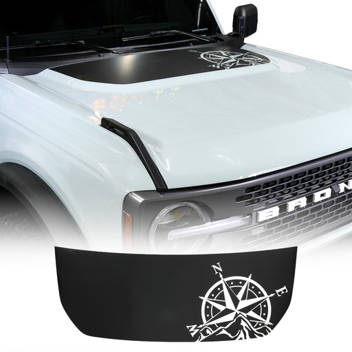 Front Hood Graphic - Compass Design - IAG-BDY-F2084
