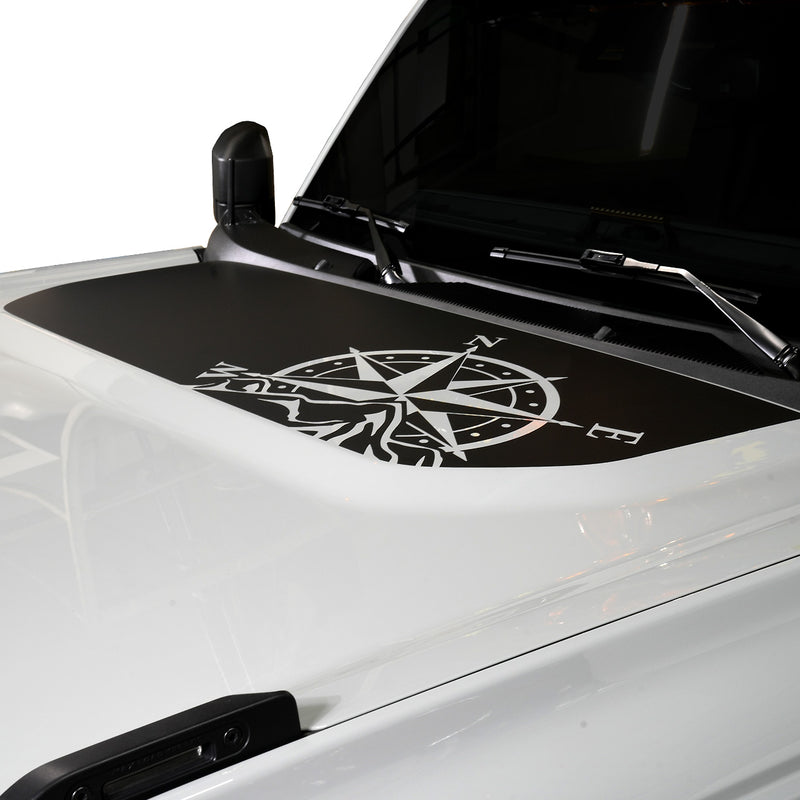 Front Hood Graphic - Compass Design - IAG-BDY-F2084 image 3