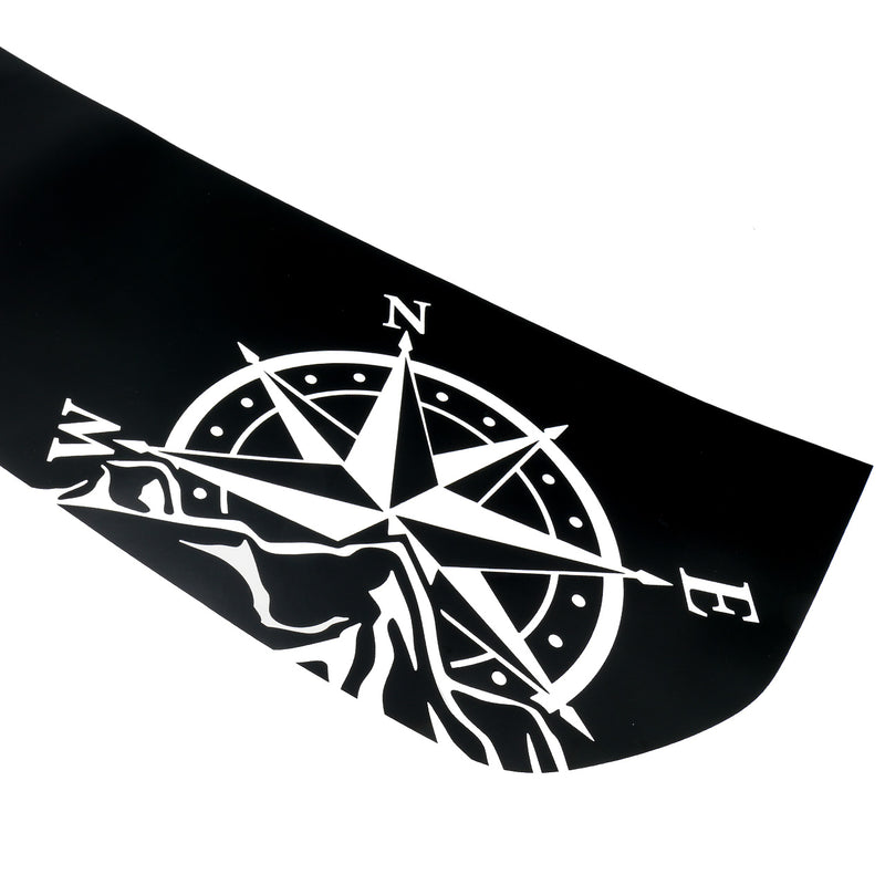 Front Hood Graphic - Compass Design - IAG-BDY-F2084 image 6