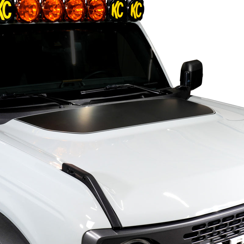 Front Hood Graphic - Solid W/ Pin Stripe - IAG-BDY-F2086 image 3