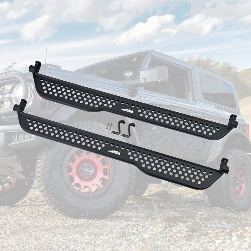 Full Length EZ-Step® Add-on 2 Door White Logo - IAG-BDY-F2225WH