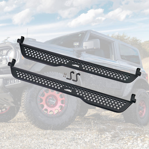 Full Length EZ-Step® Add-on 2 Door White Logo - IAG-BDY-F2225WH