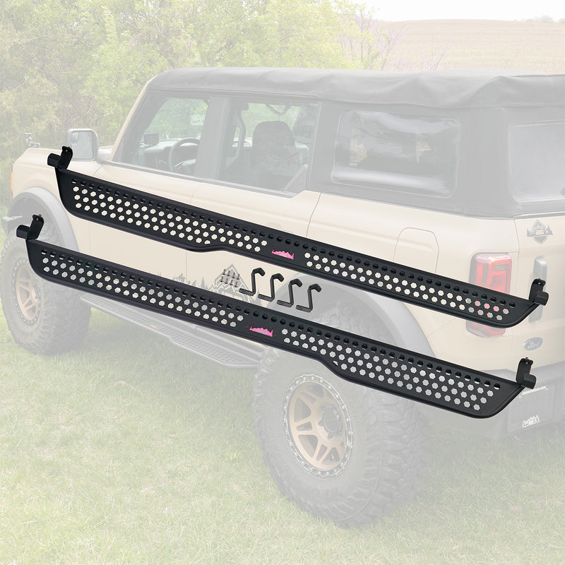 Full Length EZ-Step® Add-on Pink Logo 4 Door (1 Pair) - IAG-BDY-F2226PK