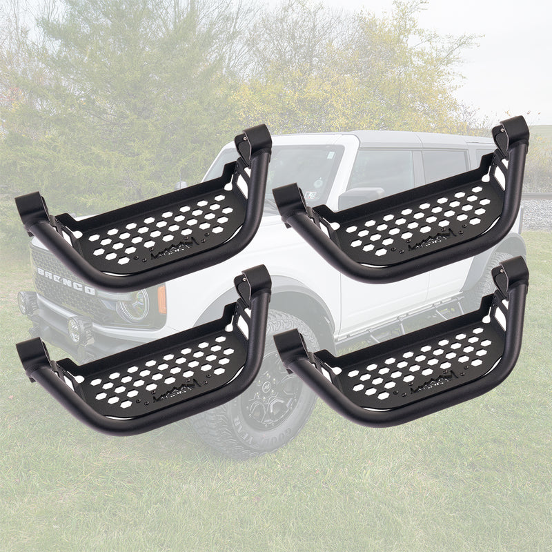 V3 Drop Down EZ-Step® (2 pair) - Black Logo - IAG-BDY-F2229BK