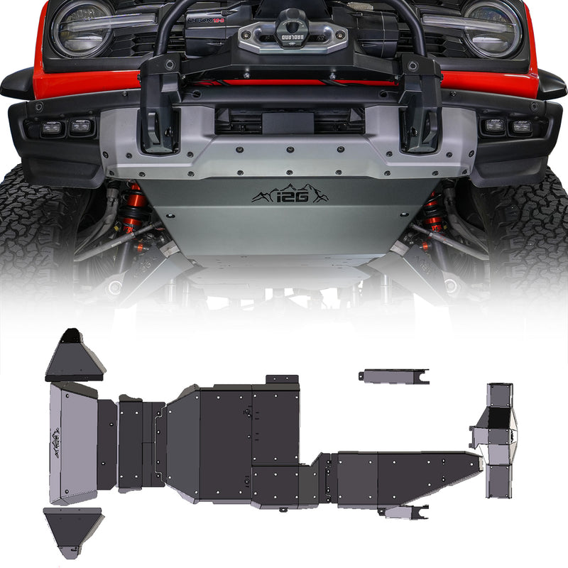Rock ShieldTM Bronco Raptor Complete Skid Plate Set - IAG-BDY-F2322