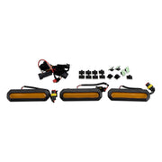 I-Line 3pc Amber Grille Light Kit - IAG-BDY-F3035 image 2