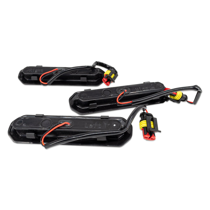 I-Line 3pc Amber Grille Light Kit - IAG-BDY-F3035 image 3