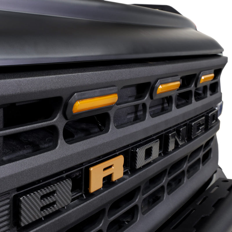 I-Line 3pc Amber Grille Light Kit - IAG-BDY-F3035 image 8