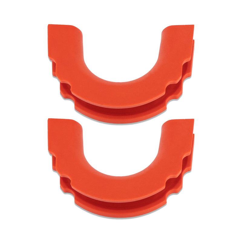 I-Line Rear Bumper Red TPE Tow Loop Cover Pair - IAG-BDY-F3051 image 4