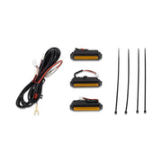 I-Line 3pc Amber Grille Light Kit - IAG-BDY-F3071 image 2