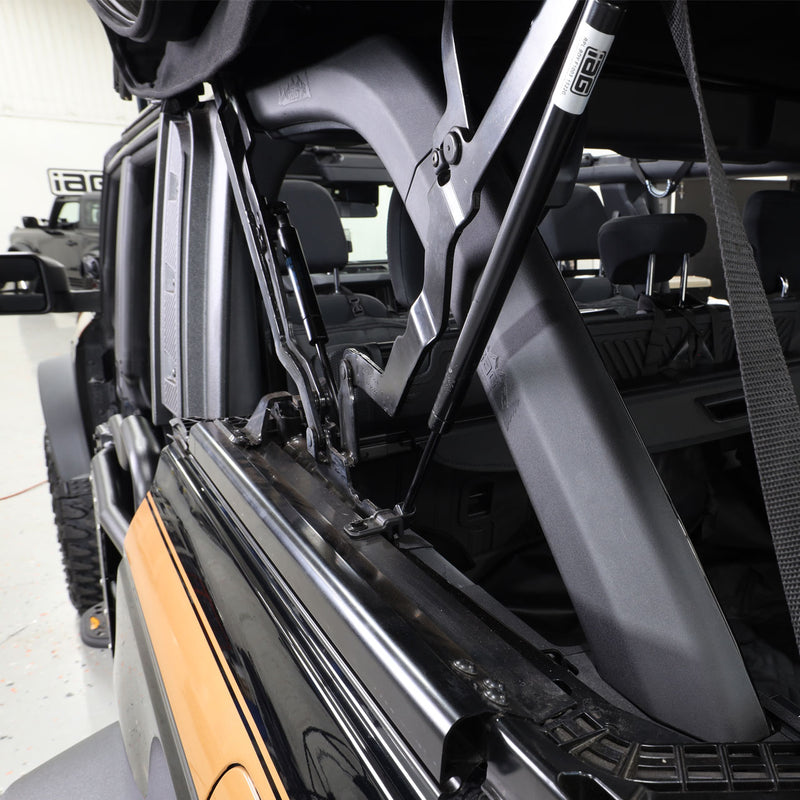 I-Line 4pc D-Pillar Roll Bar Protective Cover Kit - IAG-BDY-F3076 image 3