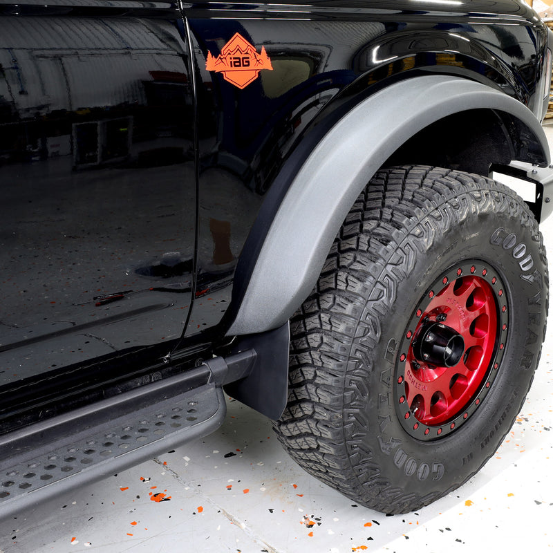 I-Line 2pc Rock Rail Side Mini Mud Flap - IAG-BDY-F3100 image 2