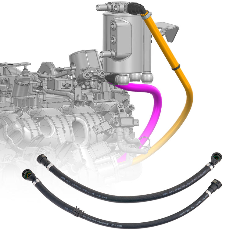 2.3L AOS Hoses - IAG-HSE-F7902