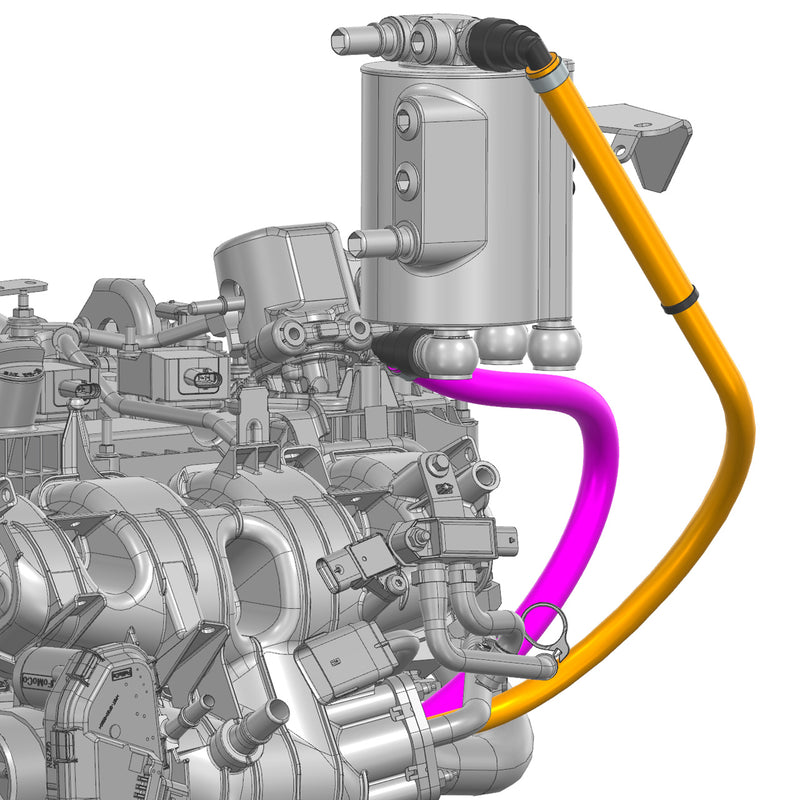 2.3L AOS Hoses - IAG-HSE-F7902 image 3