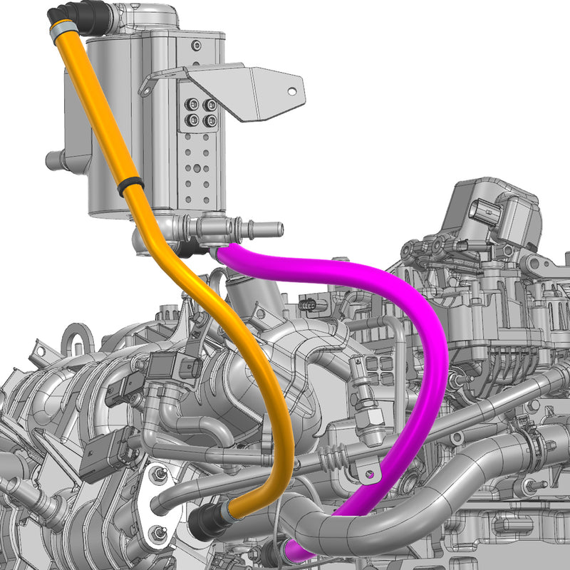 2.3L AOS Hoses - IAG-HSE-F7902 image 4