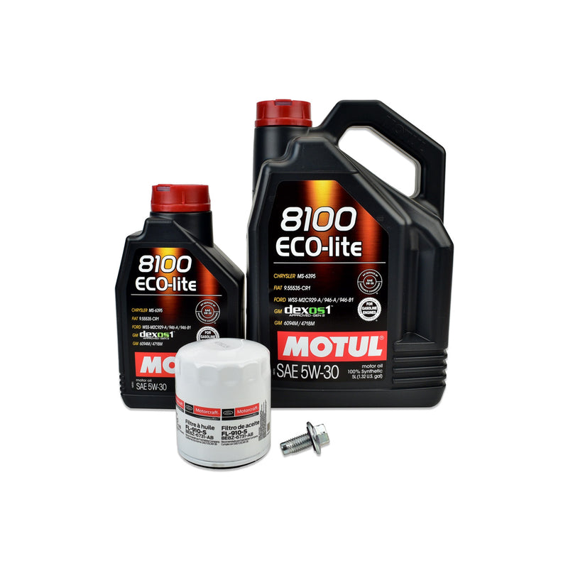 MOTUL 5W30 ECO-lite Engine Oil Change Package - IAG-MNT-F1011