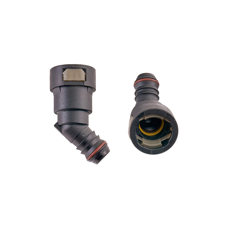 5/8\\" SAE Quick Connect Female to 5/8\\" Hose Barb Angled - RPL-FIT-05800