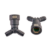 5/8\\" SAE Quick Connect Female to 2 x 1/2\\" Hose Barb Y Fitting - RPL-FIT-05824
