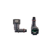 5/16\\" SAE Quick Connect Female to 8mm Hose Barb Right Angled - RPL-FIT-05827