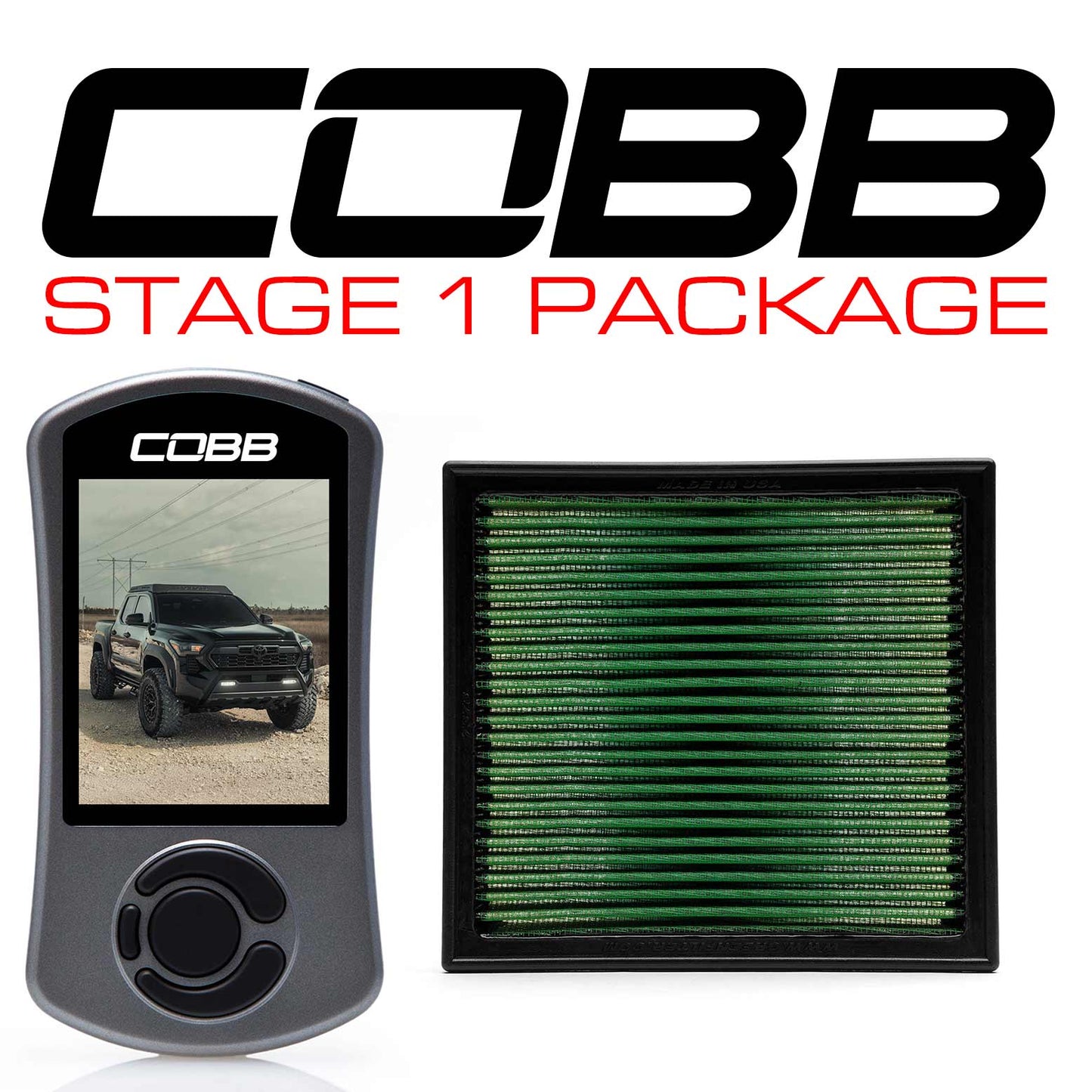 Cobb 24-25 Toyota Tacoma AT/MT Stage 1 Power Package