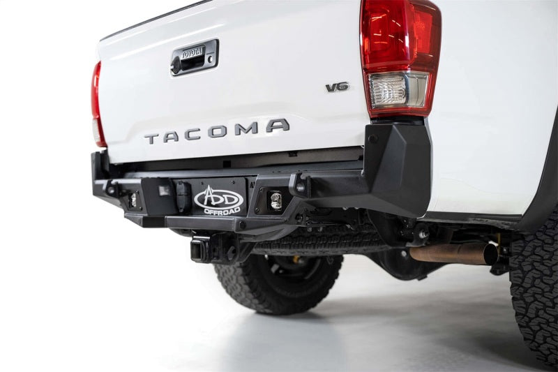 Addictive Desert Designs 16-19 Toyota Tacoma Stealth Fighter Rear Bumper w/ Backup Sensor Cutouts | Toyota Tacoma (20-23) (R681241280103)