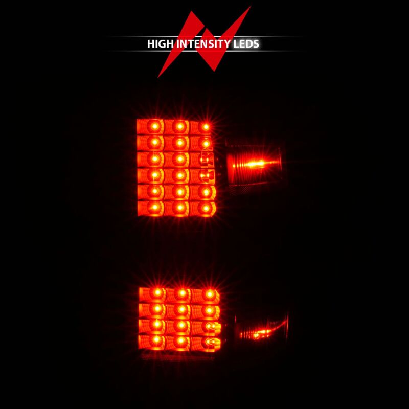 ANZO LED Tail Light Assembly w/ Clear Lens | Silverado 1500/2500/3500 / Sierra 3500 (15-19) (311423)