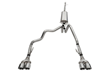 CORSA Sport / 3.0 in Cat-Back DRE Twin 4.0 in | Silverado/ZR2, Sierra AT4X 22-23 6.2L (21238BPC)