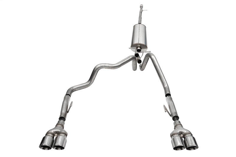 CORSA Sport / 3.0 in Cat-Back DRE Twin 4.0 in | Silverado/ZR2, Sierra AT4X 22-23 6.2L (21238BPC)