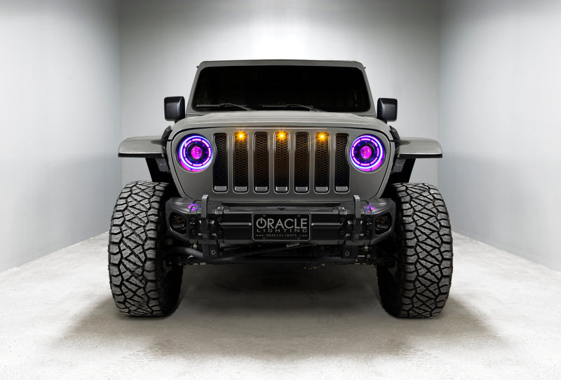 ORACLE Lighting Bi-LED Projector Headlights: Jeep Wrangler / Gladiator (18-24)