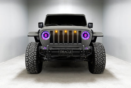 ORACLE Lighting Bi-LED Projector Headlights: Jeep Wrangler / Gladiator (18-24)
