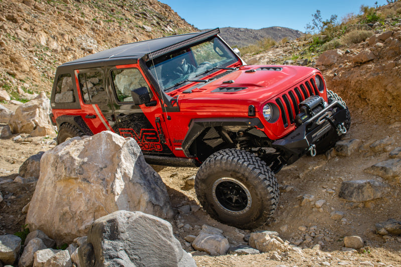 DV8 Offroad 18+ Jeep JL Rubicon Replica Hood: Jeep Gladiator (20-21) / Wrangler (18-21)
