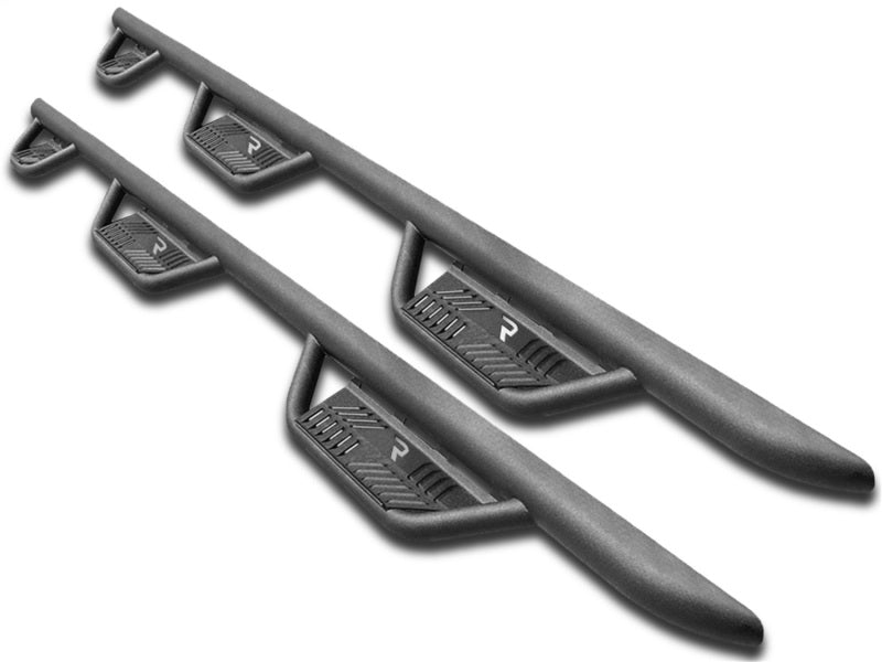 N-Fab Podium LG Hoop Step | Dodge Ram 2500/3500 Crew Cab (09-18) 6.5ft Bed Tex Black