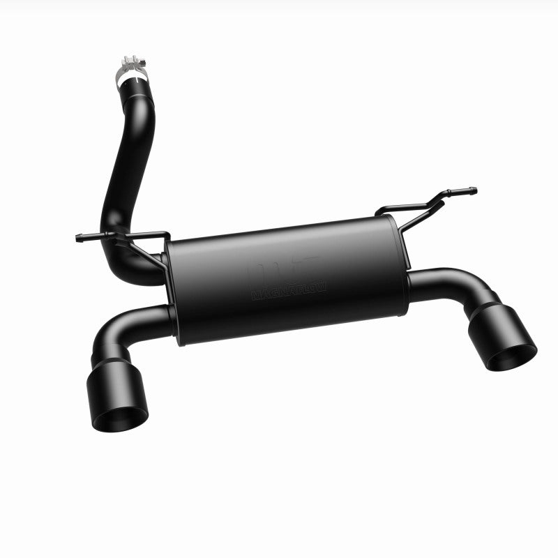 MagnaFlow Street Series Axle-Back Perf Exhaust Dual Black Tips (REAR): Jeep Wrangler JL 2018-2024 2.0/3.6L