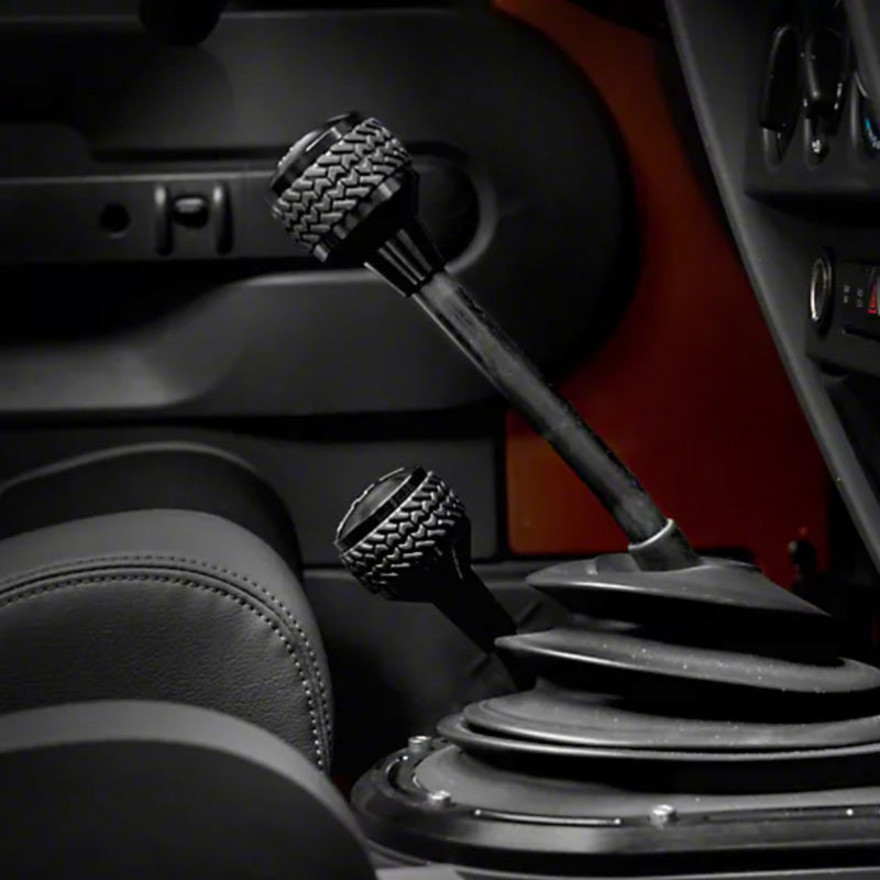 DV8 Offroad Black 6-Speed Shift Knob: Jeep Wrangler (2011-2017) / Wrangler JK (2018)