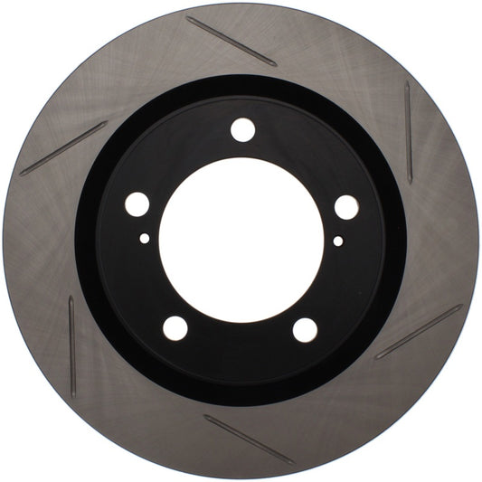 StopTech Power Slot Slotted Left Front Rotor | Toyota Tundra / Sequoia (07-09 / 08-09 / 14-18 / 19-21) (126.44156SL)