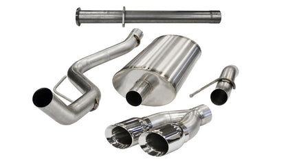 Corsa 2010-2014 Ford F-150 Raptor 6.2L V8 133in Wheelbase Polished Xtreme Cat-Back Exhaust | Ford F-150 Raptor (10-14) (14759)