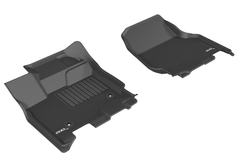 3D MAXpider KAGU 1st Row Floormat - Black | 2015-2020 Ford F-150 SuperCab/SuperCrew (L1FR08311509)