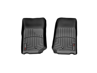 WeatherTech FloorLiner Front Floor Mats (Black): Jeep Wrangler JK 2007 - 2018