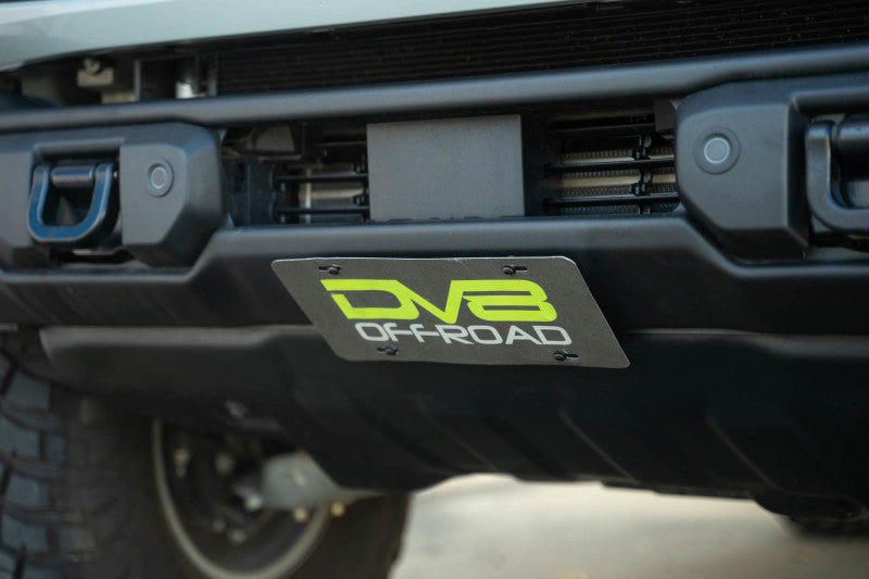 DV8 Offroad Capable Front Bumper License Plate Mount | Ford Bronco (21-26) (LPBR-05)