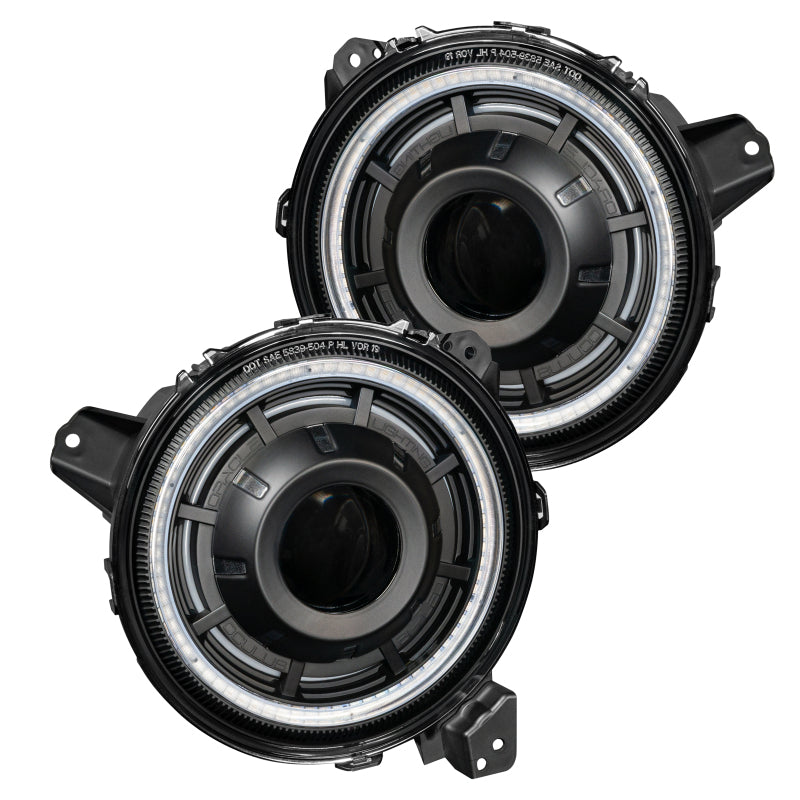 ORACLE Lighting Bi-LED Projector Headlights: Jeep Wrangler / Gladiator (18-24)
