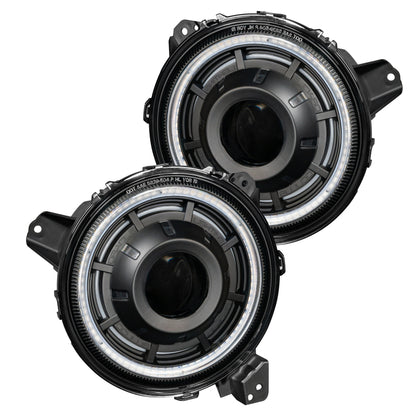 ORACLE Lighting Bi-LED Projector Headlights: Jeep Wrangler / Gladiator (18-24)