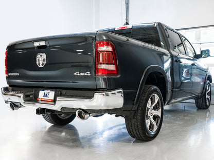 AWE 0FG Cat-Back Exhaust (Dual Rear Bumper Exit, Polished Tips): Ram 5.7L Hemi 1500 2019 - 2024