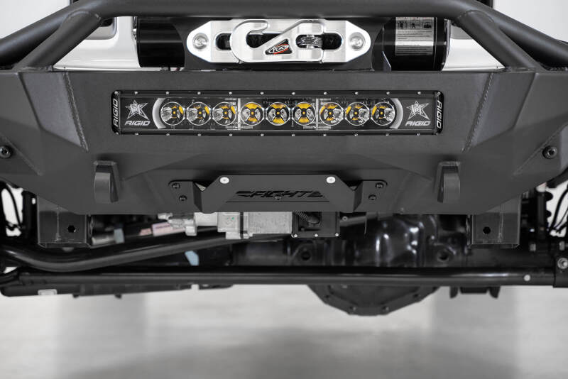 Addictive Desert Designs Stealth Fighter Front Licence Plate Bracket: Jeep Wrangler / Gladiator