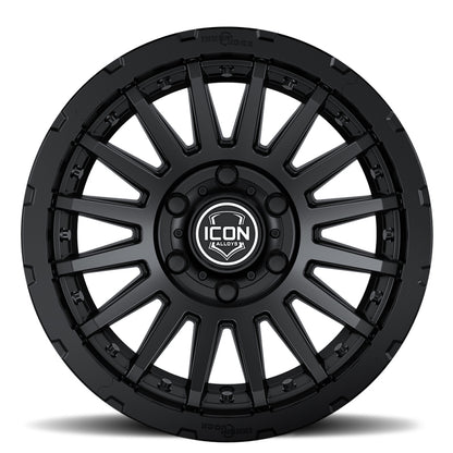 ICON Recon Pro 17x8.5 6x5.5 25mm Offset Satin Black Wheel | Ford Ranger / Ford Bronco (19-26 / 21-26) (23617859057SB)