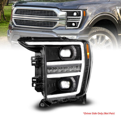 ANZO LED Projector Headlight w/ Switchback + Sequential | Ford F-150 (21-23) (111594-L)