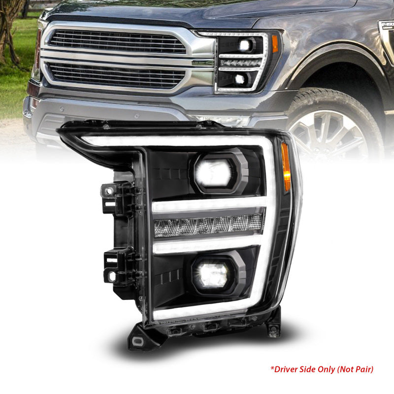 ANZO LED Projector Headlight w/ Switchback + Sequential | Ford F-150 (21-23) (111594-L)