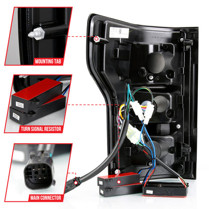 ANZO LED Tail Light Assembly w/Sequential | Ford F-150 (18-19) (311314)